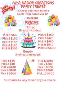 Image 1 of Customized Party Treats  (Filled Treats Included)