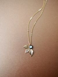 Image 4 of Collier ISADORA - Gris - Or/Argent