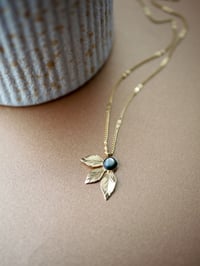Image 5 of Collier ISADORA - Gris - Or/Argent