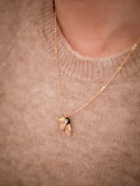Image 3 of Collier ISADORA - Gris - Or/Argent