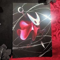 Image 1 of SILKSONG siver foil print | Hornet