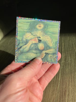 Sticker: “my eyes grew weak”