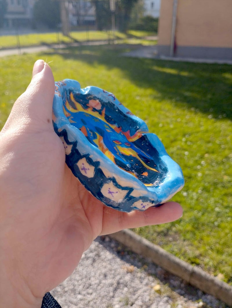 Image of SPACE CAT ASHTRAY