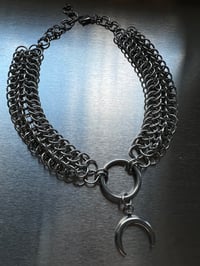 Image 3 of Chainmail Choker / Necklace [MOON]