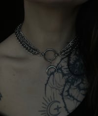 Image 2 of Chainmail Choker / Necklace [MOON]
