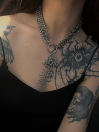 Image 3 of Chainmail Choker / Necklace [CROSS]