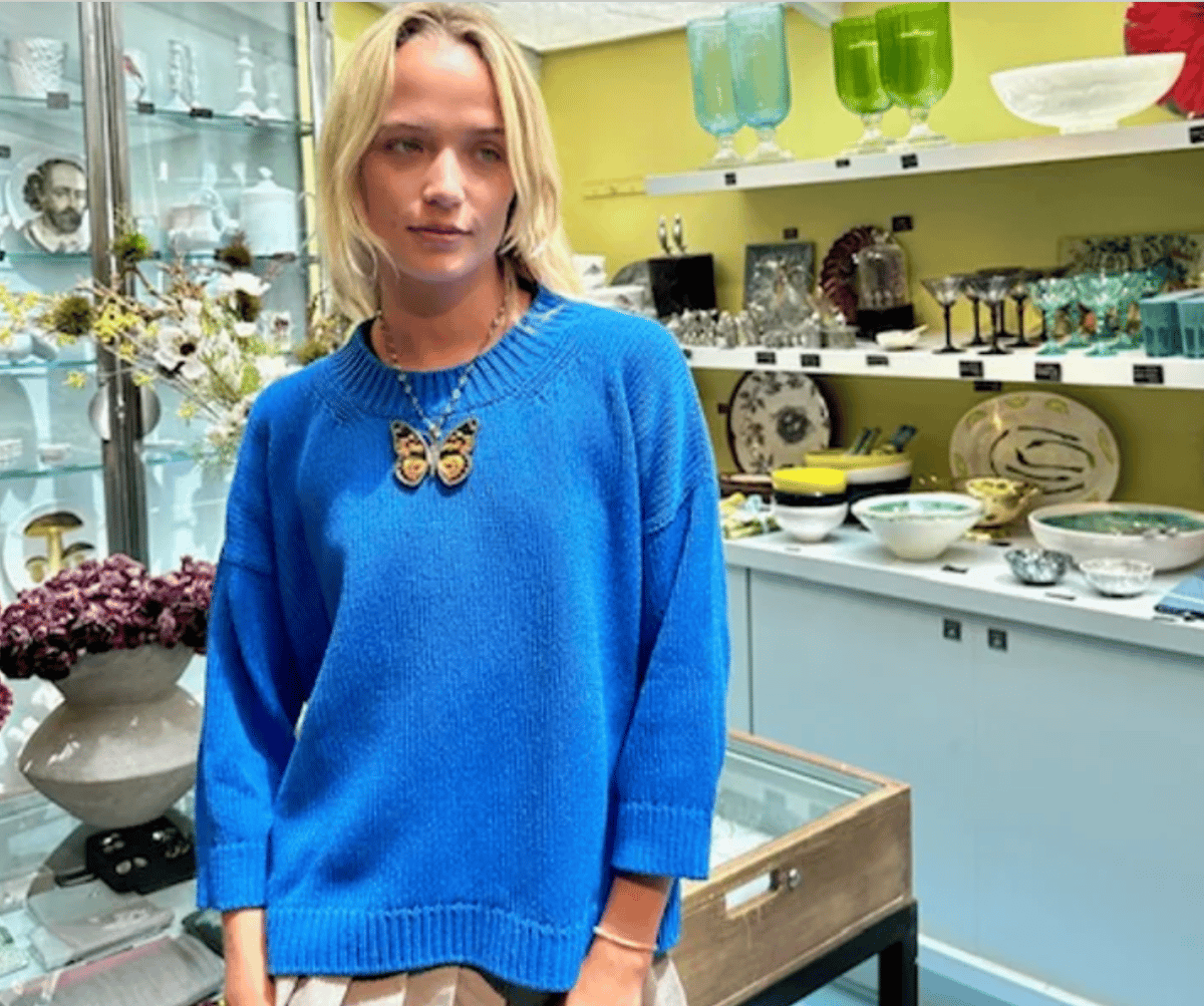 Image of La Fee Parisienne Silk Sweaters- Two Styles/3 colors