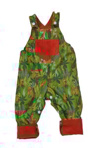 Image of Baby/Toddler Reversible Dungarees - Jungle