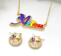 Colorful bling set 