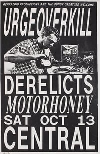 Urge Overkill • Derelicts • Motorhoney | Poster
