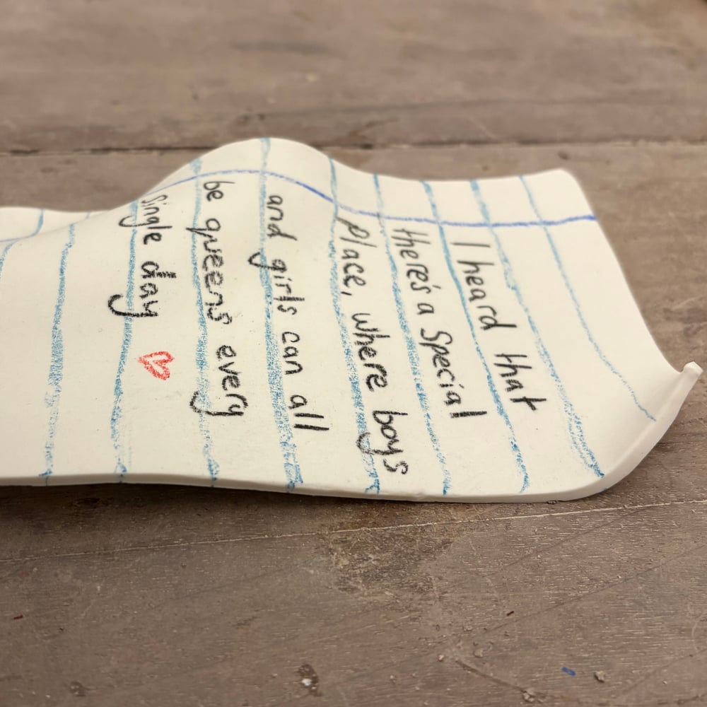 Image of Pink pony club Porcelain Note