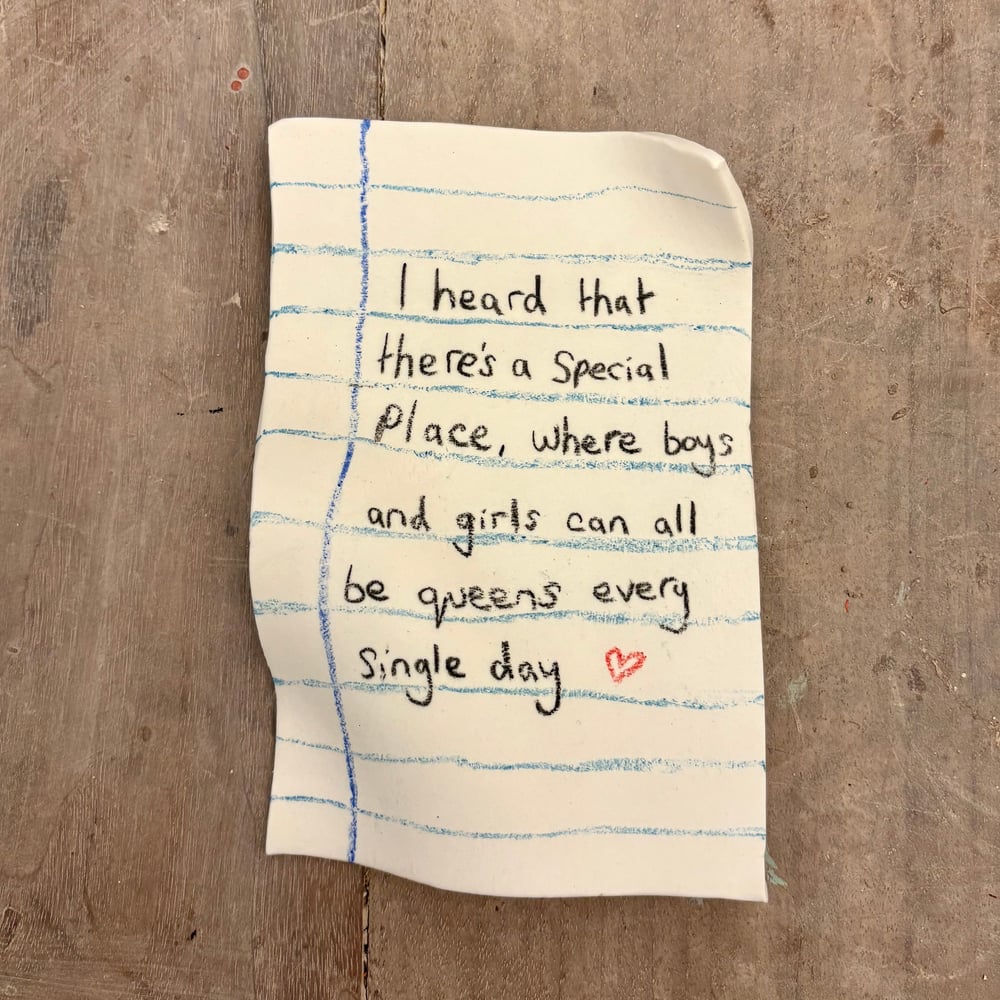 Image of Pink pony club Porcelain Note