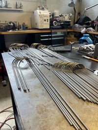 Image 4 of Porte-bidon en titane  / finition brute et brossée