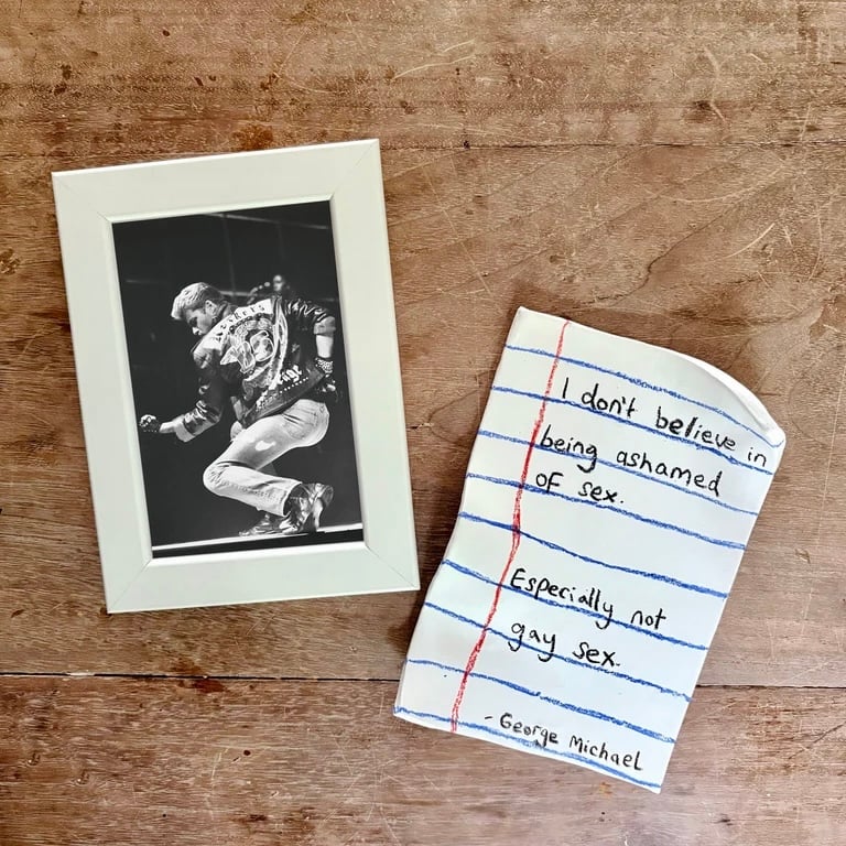 Image of George Michael ‘Not Ashamed’ Porcelain note