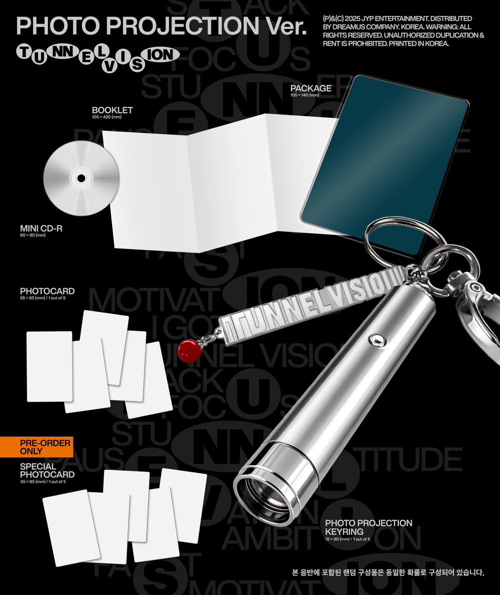 Image of [PRE-ORDER] ITZY ‘TUNNEL VISION’ (Photo Projection Ver.) + Aladin POB