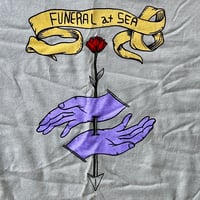 Image 2 of Funeral At Sea Handed T-Shirt