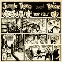 Image 1 of Jungle Tigers And Tim Polecat – Bop Pills (EP) 7"