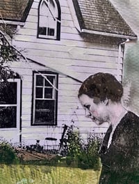 Image 2 of Mixed media original art  "Home Is " series  on paper ..New!
