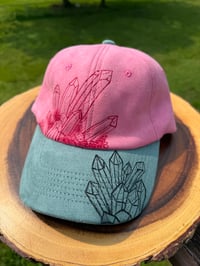 Crystals Burned Baseball Cap