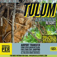 APR 2026 - ADULTS ONLY: SPRING BREAK ESCAPE- DEPOSIT ONLY