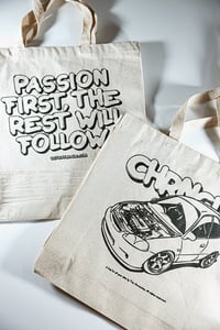 Image 1 of CHRNCLS "Passion First" Canvas Tote Bag
