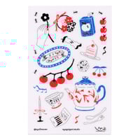 Picnic sticker sheet