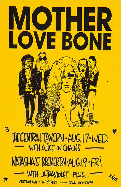 Image of Mother Love Bone • Alice In Chains | Poster