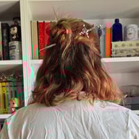 Image 2 of Lavender Haze sword hair stick