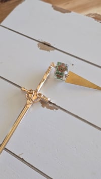 Image 5 of Mossy hill dice sword hair stick