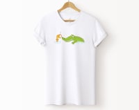 Image 3 of Crocodile versus Periscope T-SHIRT