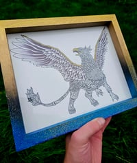 Image 2 of Ornate griffon inktober original 