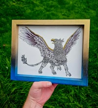 Image 3 of Ornate griffon inktober original 