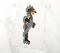 Image 3 of Katmai Brown Bear Floatato Tea Towel