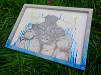 Image 1 of Ornate Minotaur inktober original