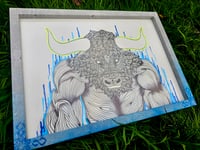 Image 3 of Ornate Minotaur inktober original
