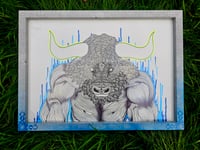 Image 4 of Ornate Minotaur inktober original