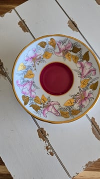 Image 5 of Rose Garden tea cup trinket/ dice rolling tray