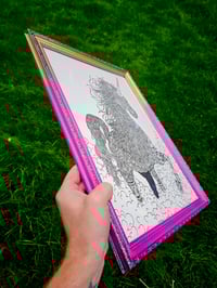 Image 4 of Ornate unicorn inktober original