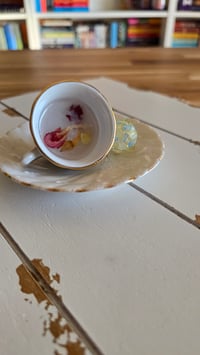 Image 4 of Fairy tea party - teacup trinket/dice rolling dish