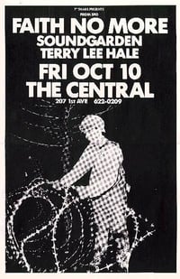 Faith No More • Soundgarden • Terry Lee Hale | Poster
