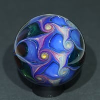 Image 4 of Copper Leaf Pinwheel Marble