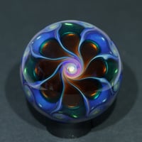 Image 7 of Copper Leaf Pinwheel Marble