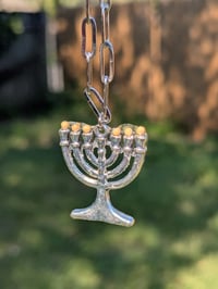 Image 1 of Menorah and Mustard Seed I Necklace