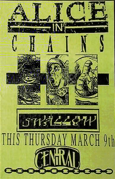 Image of Alice In Chains • Swallow | Poster