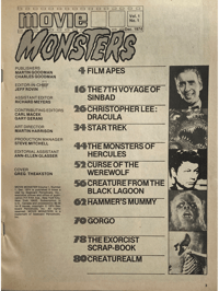 Image 2 of Movie Monsters (Dec. 1974) #1