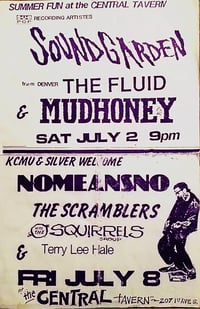 Soundgarden • The Fluid • Mudhoney • No Means No | Poster