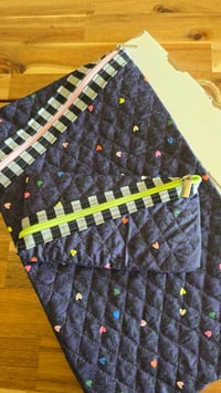 Image 6 of Music is the Soul - quilted zipper bag