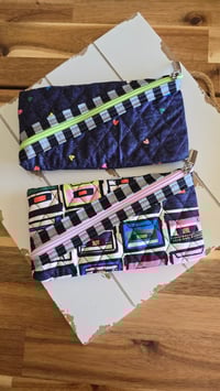 Image 2 of Music is the Soul - quilted zipper bag
