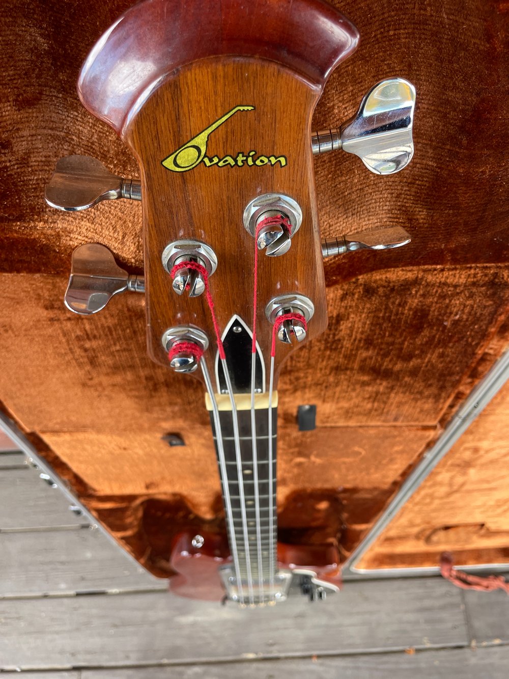 Ovation Magnum II - Bass Solid Mahogany Carbon Fiber Neck Rickenbacker Tool Joy Division