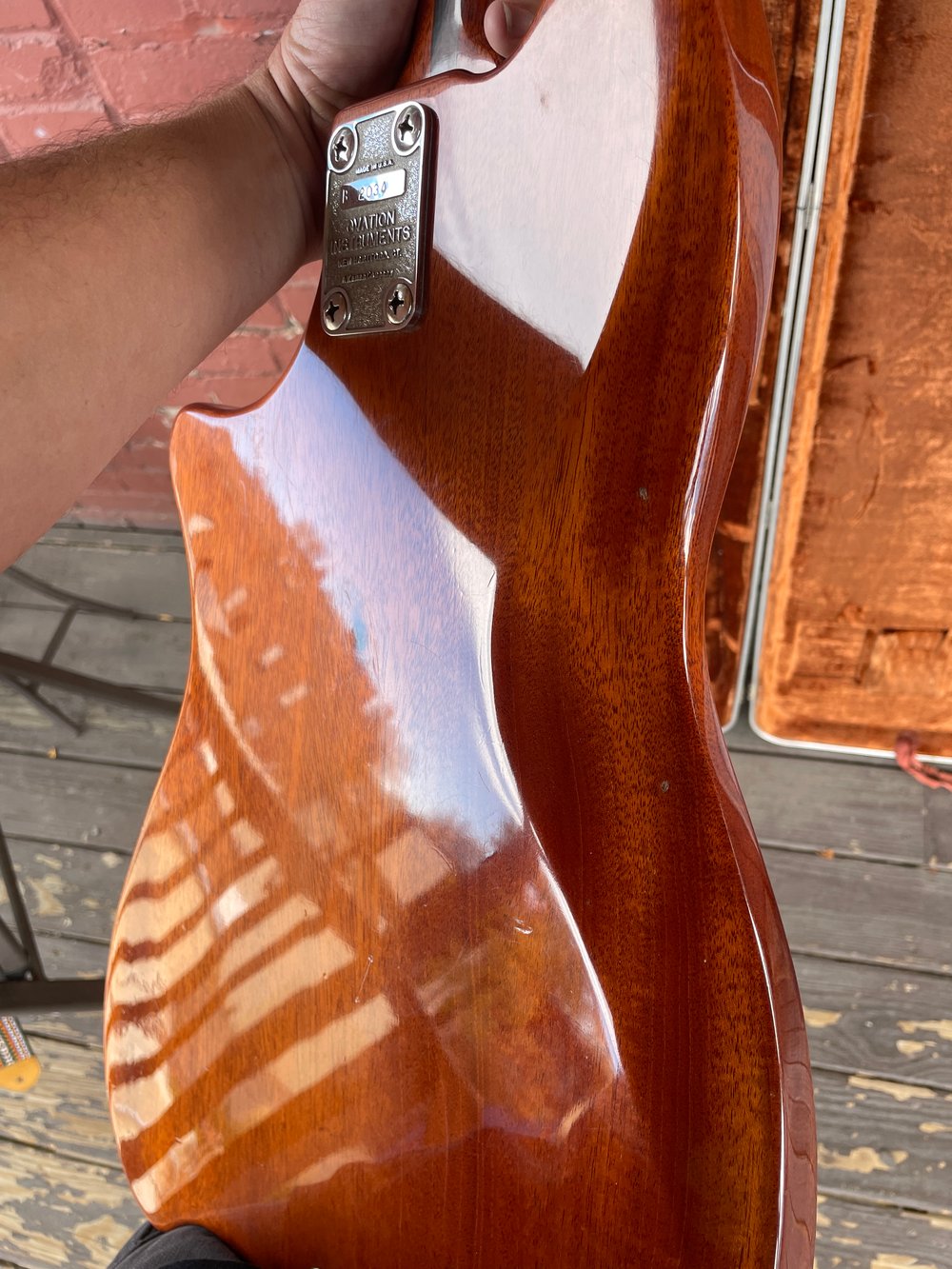 Ovation Magnum II - Bass Solid Mahogany Carbon Fiber Neck Rickenbacker Tool Joy Division
